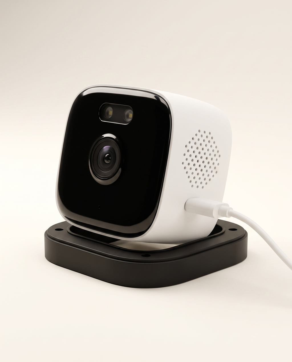 Sill Cam window-mounted security camera studio product image – AI placeholder